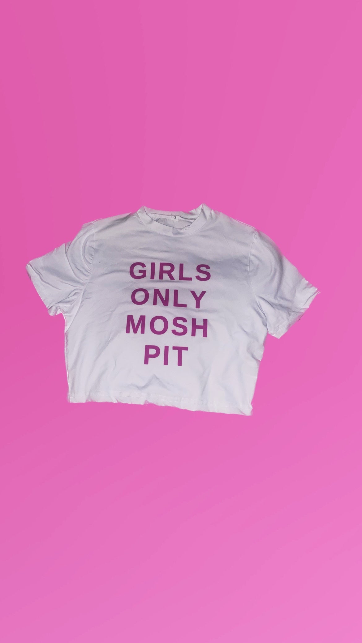 Girls Only Mosh Pit white tee