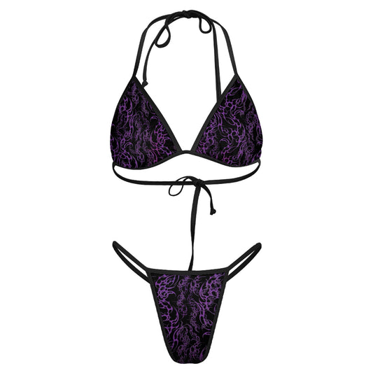 Purple Thong Bikini