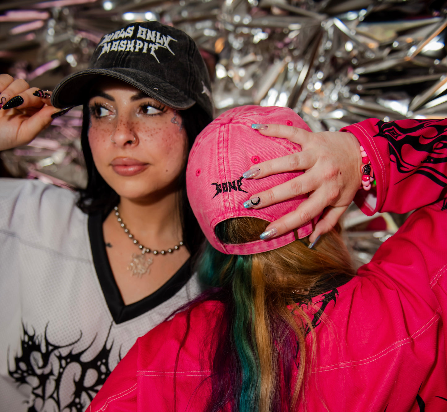 Girls Only Mosh Pit Vintage Wash Embroidered Dad Hat