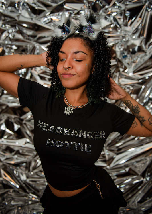 Bling Headbanger Hottie top