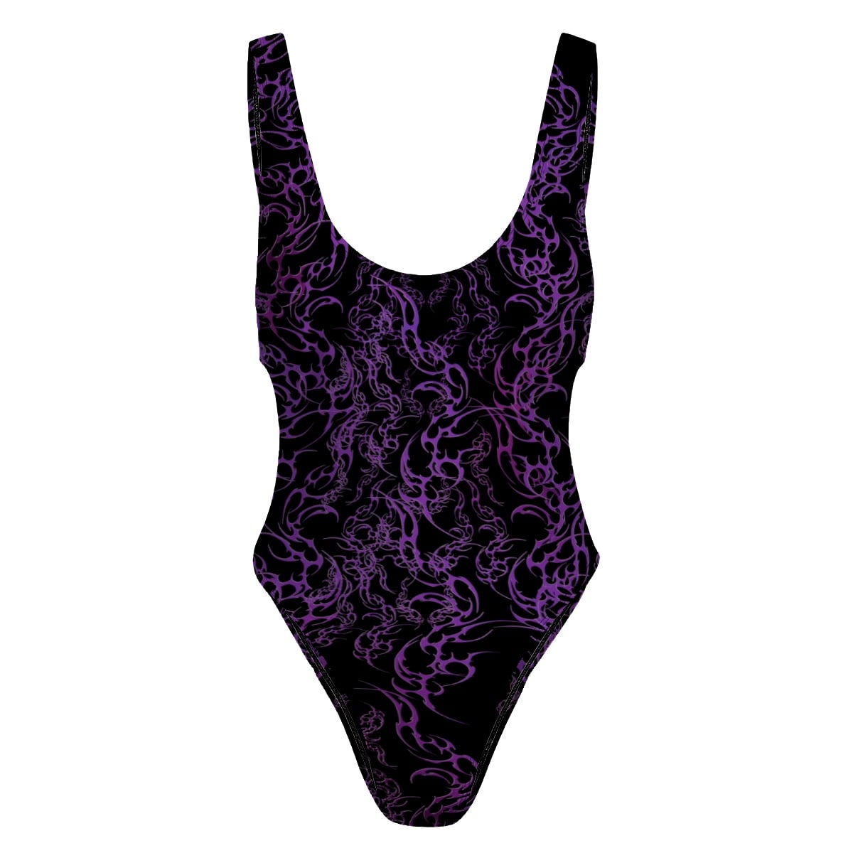 Purple High-Cut One Piece