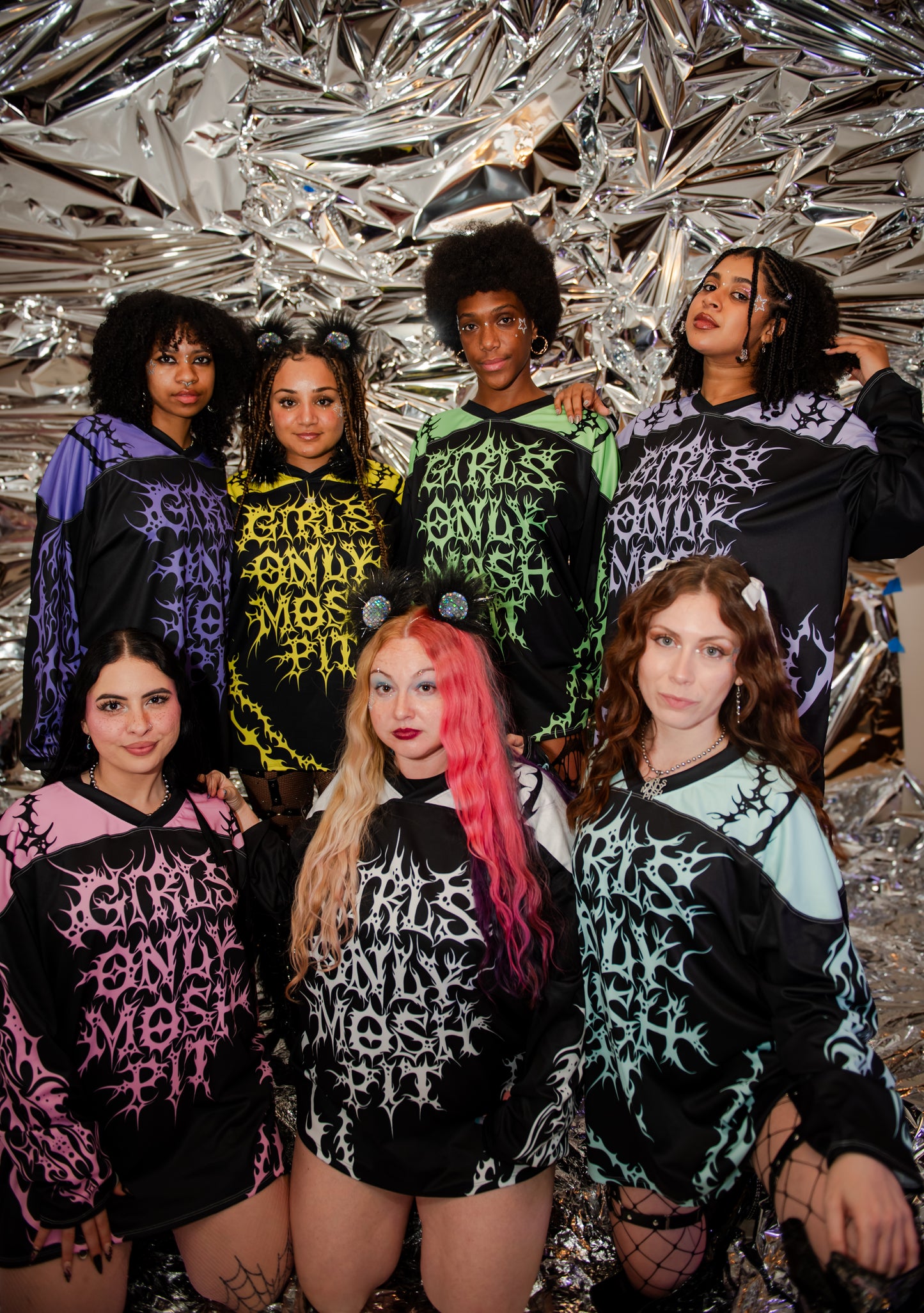 Girls Only Mosh Pit Jersey (Black Base)