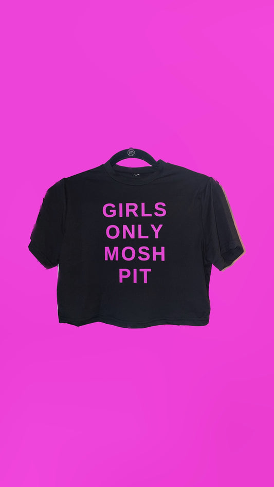 Girls Only Mosh Pit tee black/pink