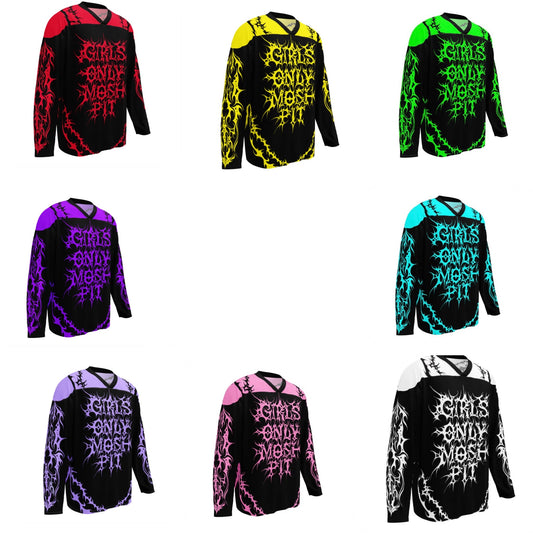 Girls Only Mosh Pit Jersey (Black Base)